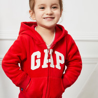 Gap 盖璞 307658-2 W 儿童徽标摇粒绒卫衣