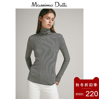 Massimo Dutti 05621656800 女士羊毛混纺针织衫 