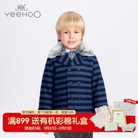 YEEHOO 英氏 163057 男童呢大衣