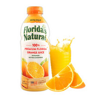 佛罗瑞达 NFC果汁 100%鲜榨橙汁含果肉 1L 