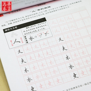 华夏万卷 田英章行书行楷硬笔钢笔字帖 3本套