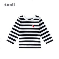Annil安奈儿 男童长袖T恤