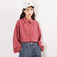 FIRSTMIX F765 女士格纹衬衣