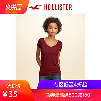 HOLLISTER 163592 女士V领短袖