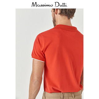 Massimo Dutti  00708153601 男士纹理POLO衫