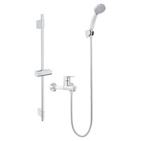 KOHLER 科勒 7686T-4-CP 齐悦挂墙式浴缸花洒龙头