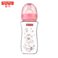 Fisher-Price 费雪 婴儿宽口径玻璃奶瓶 260ml