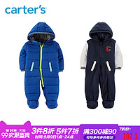 Carter's Z217K182 新生儿棉服连体衣