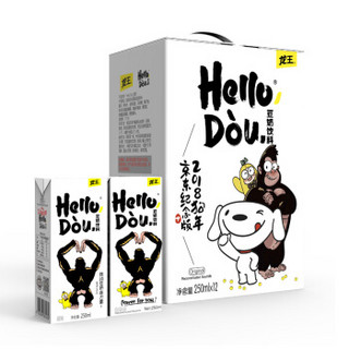  龙王 Hello Dou 豆奶饮料（京东JOY联名款） 250ml*12盒