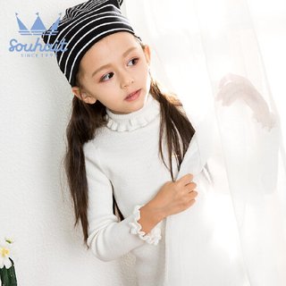 SOUHAIT 水孩儿 AGADL450 女童高领毛衣