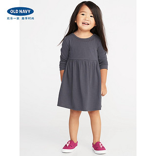 Old Navy 女幼童 针织长袖连衣裙