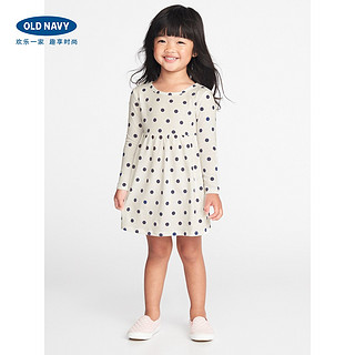 Old Navy 女幼童 针织长袖连衣裙