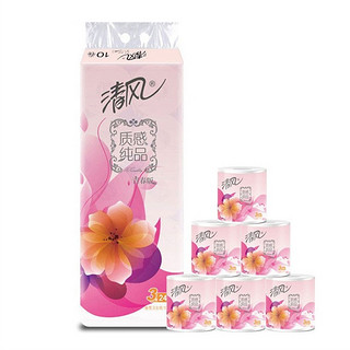 Breeze 清风 质感纯品系列 有芯卷纸 3层*245段*10卷