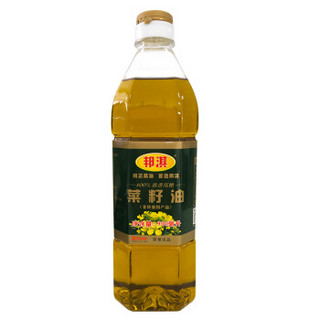 邦淇 100%浓香压榨菜籽油 900ml