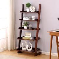 一米色彩 实木置物架  140*60*42cm(胡桃色)