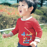 SENSHUKAI 千趣会 男童圆领长袖T恤