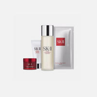 SK-II 畅销体验套装 神仙水 75ml+肌源赋活修护精华霜 15g+洗面奶 20g+护肤面膜 1片