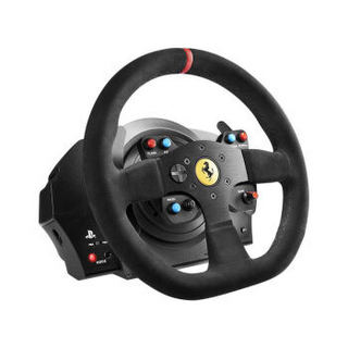 THRUSTMASTER 图马斯特 T300 法拉利版 游戏方向盘 黑色