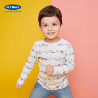OLD NAVY 287385 男幼童卡通长袖T恤