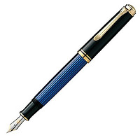 Prime会员：Pelikan 百利金 Souveran帝王 M400 钢笔 14K EF尖 蓝条