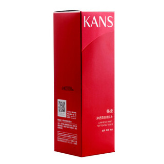 KanS 韩束 净透亮白柔肤水 120ml