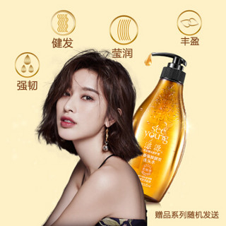 SEEYOUNG 滋源 生姜强根健发（洗头水535ml*2+洗235ml*2+发膜200ml+洗护60ml*2+护发素200ml）