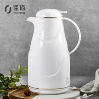 Hömmy 佳佰 REP-15P 玻璃内胆保温壶 白色 1.5L