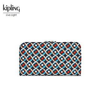 Kipling 凯浦林 K70417 女士手拿包 多彩地中海印花