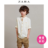  ZARA 03182683300 男童口袋设计衬衫