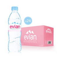 Evian 依云 矿泉水 500ml*24瓶 *3件
