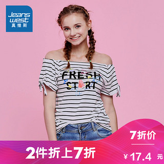 JEANSWEST 真维斯 JW-72-273048 女士T恤