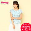  Honeys 593-13-4247 女士刺绣蕾丝衫