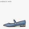 CHARLES＆KEITH CK1-70390191 女士尖头平底鞋
