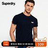  Superdry 极度干燥 男士圆领刺绣T恤