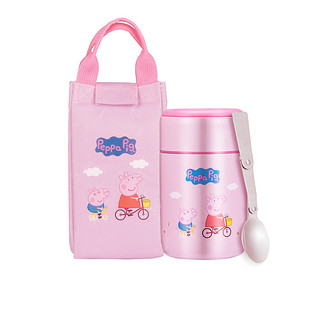 Peppa Pig 小猪佩奇 T4033 316不锈钢焖烧杯 500ml