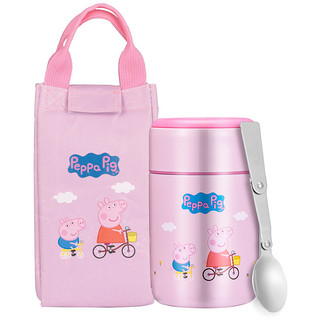 Peppa Pig 小猪佩奇 T4033 316不锈钢焖烧杯 500ml