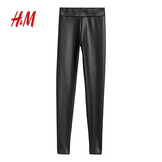 H&M HM0618784 女士涂层打底裤