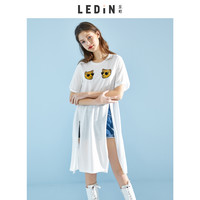 LE'TEEN 乐町 C2DA72202 女士短袖打底衫