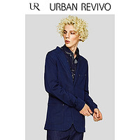 URBAN REVIVO ML03SBJN2001 男士简约开襟保暖外套