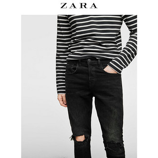 ZARA  06045440800 男士破洞牛仔裤