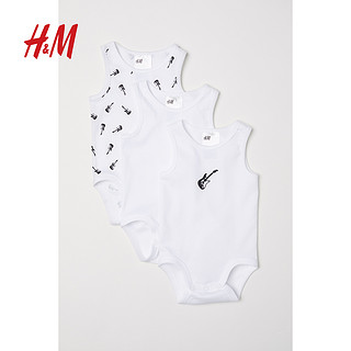 H＆M  HM0634029 婴儿连体衣 3件装