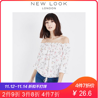 NEW LOOK 570852919 女士一字领t恤 