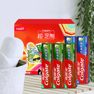 Colgate 高露洁 健齿防蛀清爽薄荷牙膏250g*5支强健牙釉质口气请新家庭装