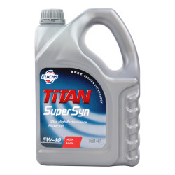 FUCHS 福斯 泰坦 超级全合成机油 5W-40 SN级 4L+1L