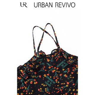 URBAN REVIVO YV32S7AN2001 女士吊带连衣裙