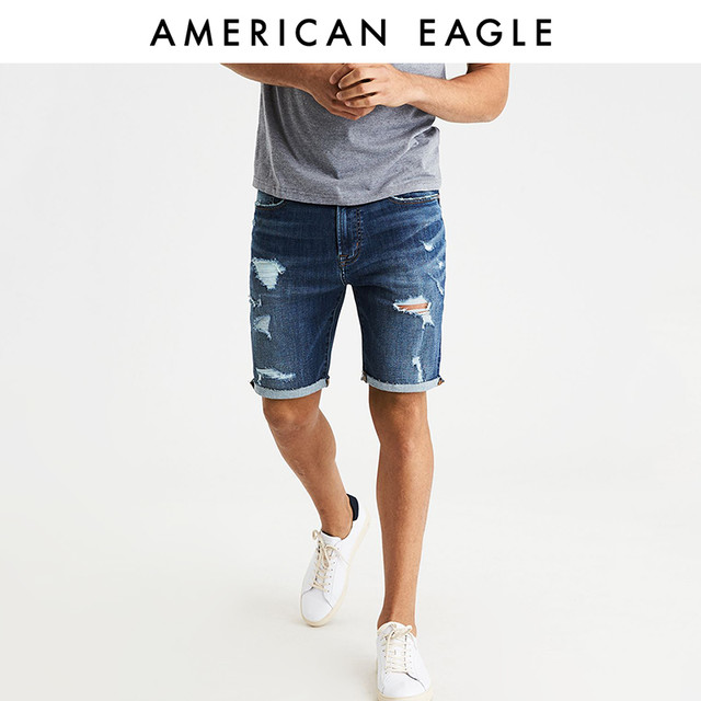 AMERICAN EAGLE OUTFITTERS 3131_6566 男士做旧牛仔短裤【报价价格评测