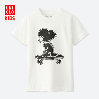 UNIQLO 优衣库 KAWS X PEANUTS 儿童印花T恤