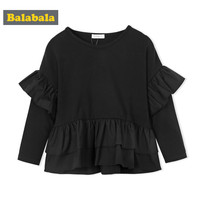 Balabala 巴拉巴拉 女童长袖T恤