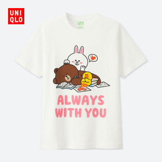 uniqlo优衣库ut系列linefriends408454中性款印花t恤