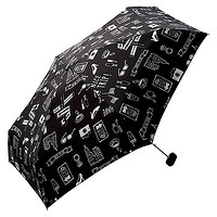 w.p.c 世界派对 纽约趣图 迷你口袋晴雨伞  240-178 BK
